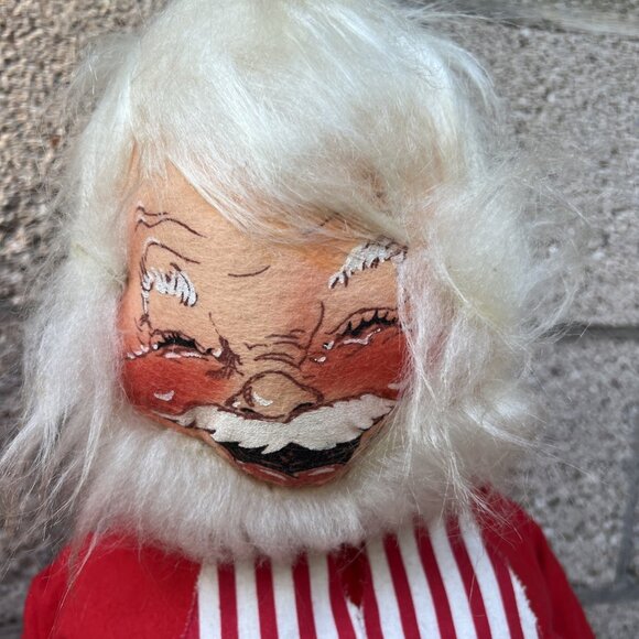 Vintage 1970s Annalee Mobilitee 30" Santa & Mrs Claus Dolls Door Greeters - Picture 2 of 16